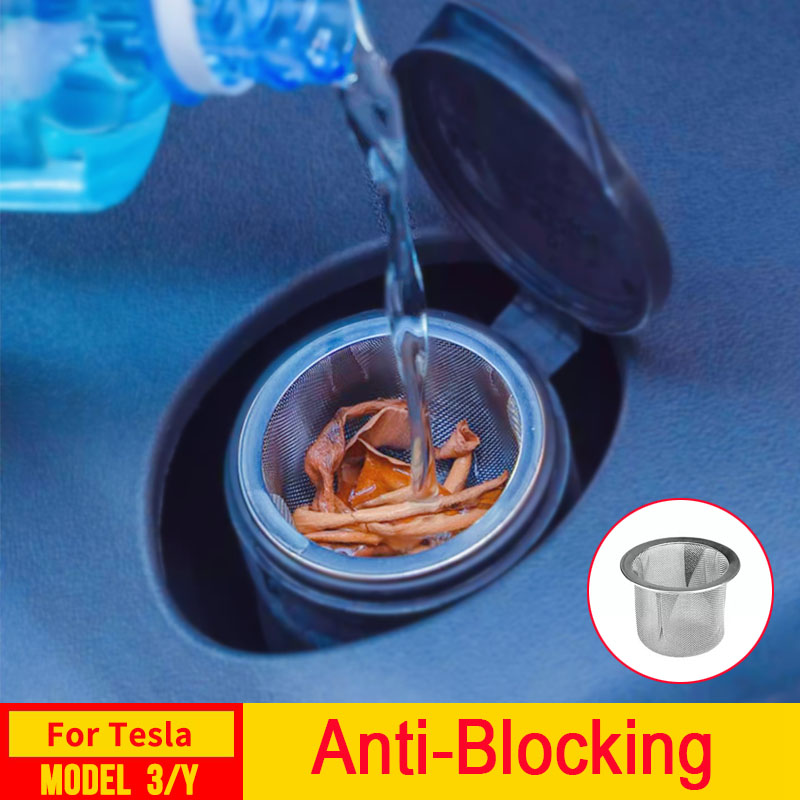 Ruitenwisser Waterfilter Voor Tesla Model 3Y S X Juniper Accessoires Metalen Mesh Grille Guard Grid Inserts Wasmachine Tank Nozzle Zeef