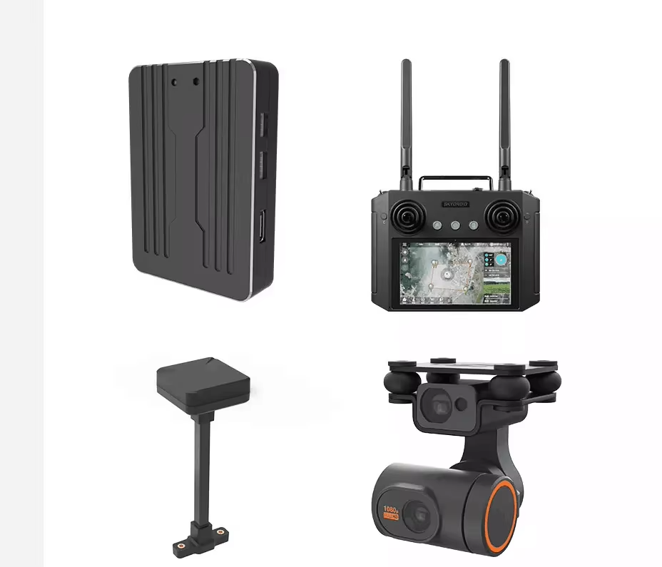 Sistema de controle elétrico s1, altamente integrado, multiexpansível, las er, evita obstáculos, gimbal para multicopter rc dr one