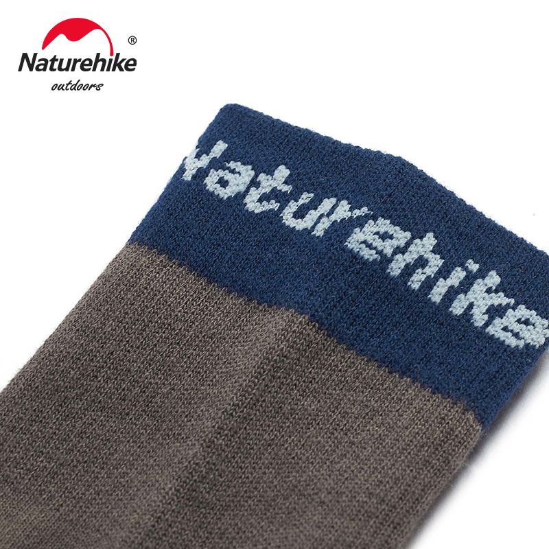 Calcetines Naturehike deportivos para hombre y mujer, calcetín de ángulo recto de secado rápido para correr al aire libre, senderismo, montañismo, transpirable a media pantorrilla