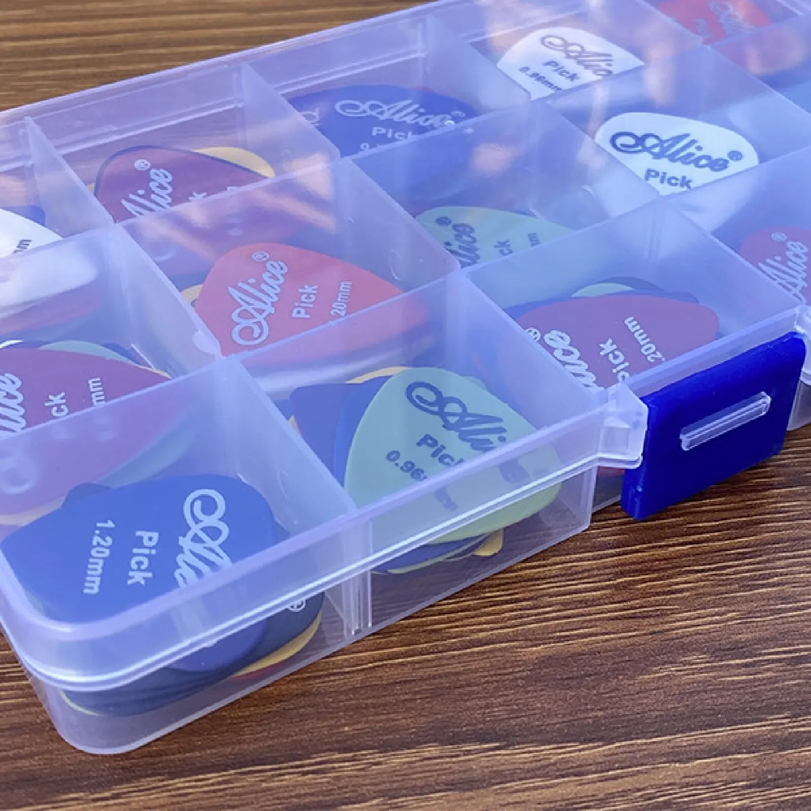 マルチカラーギターピック24ピースabsプレミアムプラスチックギターピックアコースティックエレクトリックギターベースまたはウクレレ用