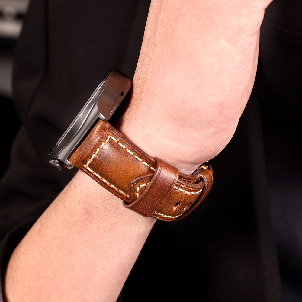 高品質本革時計ストラップ 20 ミリメートル 22 ミリメートル 24 ミリメートル時計バンドクイックリリース男性女性時計バンド Huawei 社時計 GT 4 46 ミリメートル