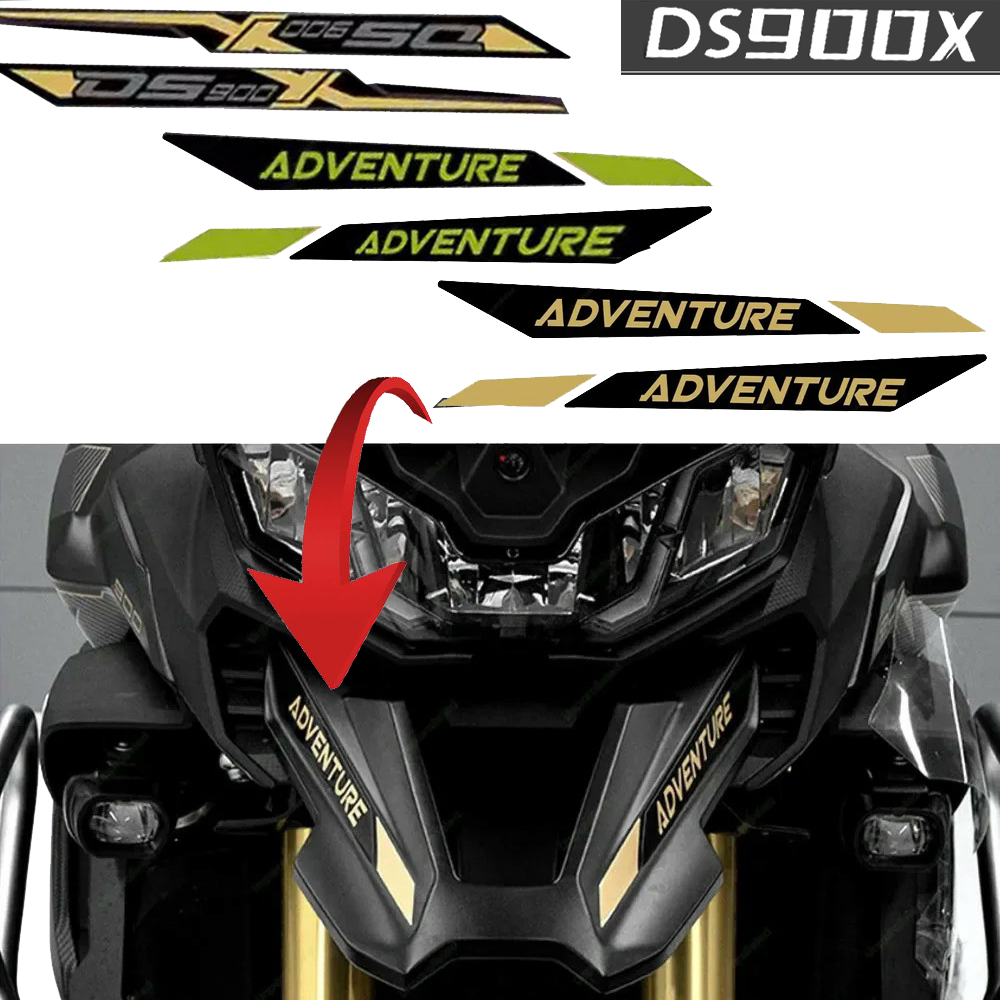 For VOGE 900 DSX Head Front Lip Sticker Motorcycle Accesories MOTO Case Protector Decal Valico DS 900X DS900X DSX900 900DSX 2024