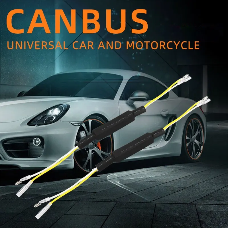 2 個 30 ワットオートバイデコーダターンシグナルライト Canbus 12v インジケータ負荷抵抗デコーダ負荷デコード抵抗修理部品