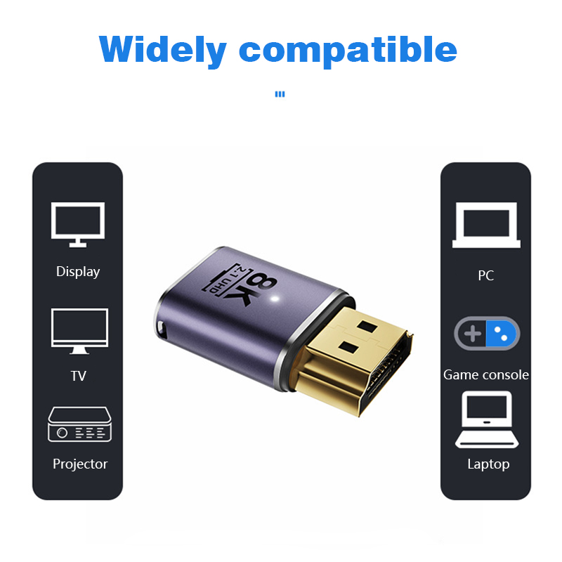 Ugourd hdmi2.1 cabo adaptador mini micro hdmi para hdmi 2.1 conversor 48gpbs 8k60hz 4k120hz para projetor hdtv ps4 ps5 computador portátil