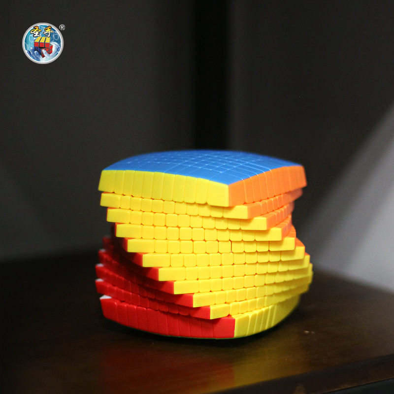 Shengshou-Cubo mágico de velocidad, juguetes sin pegatinas, rompecabezas, 10x10, 11x11, 10x10