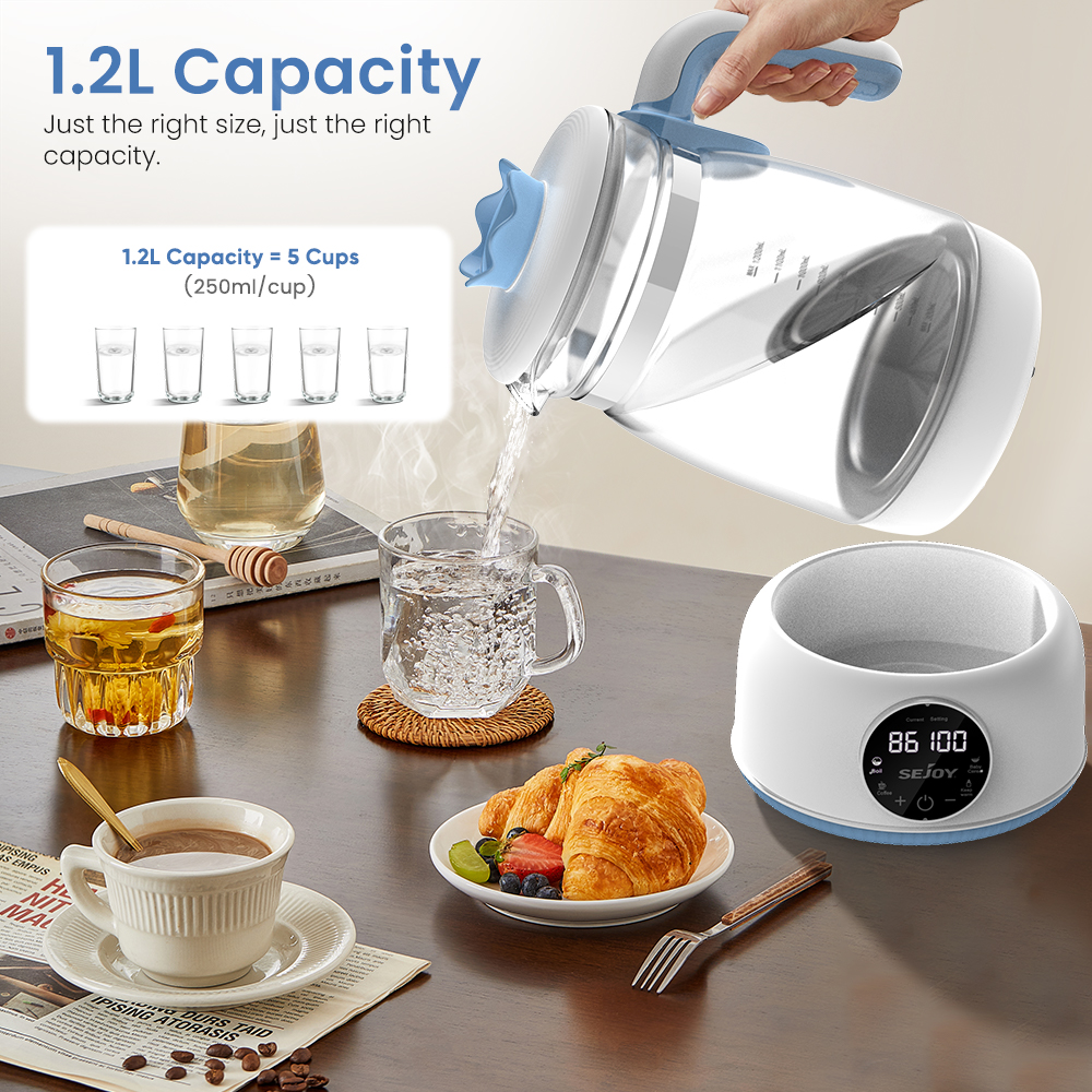 Sejoy Infant Thermostatic Milk Regulator Milk Modulator Electric Kettle 72 Hours Hot Water Smart Insulation Pot Milk Powder Warm