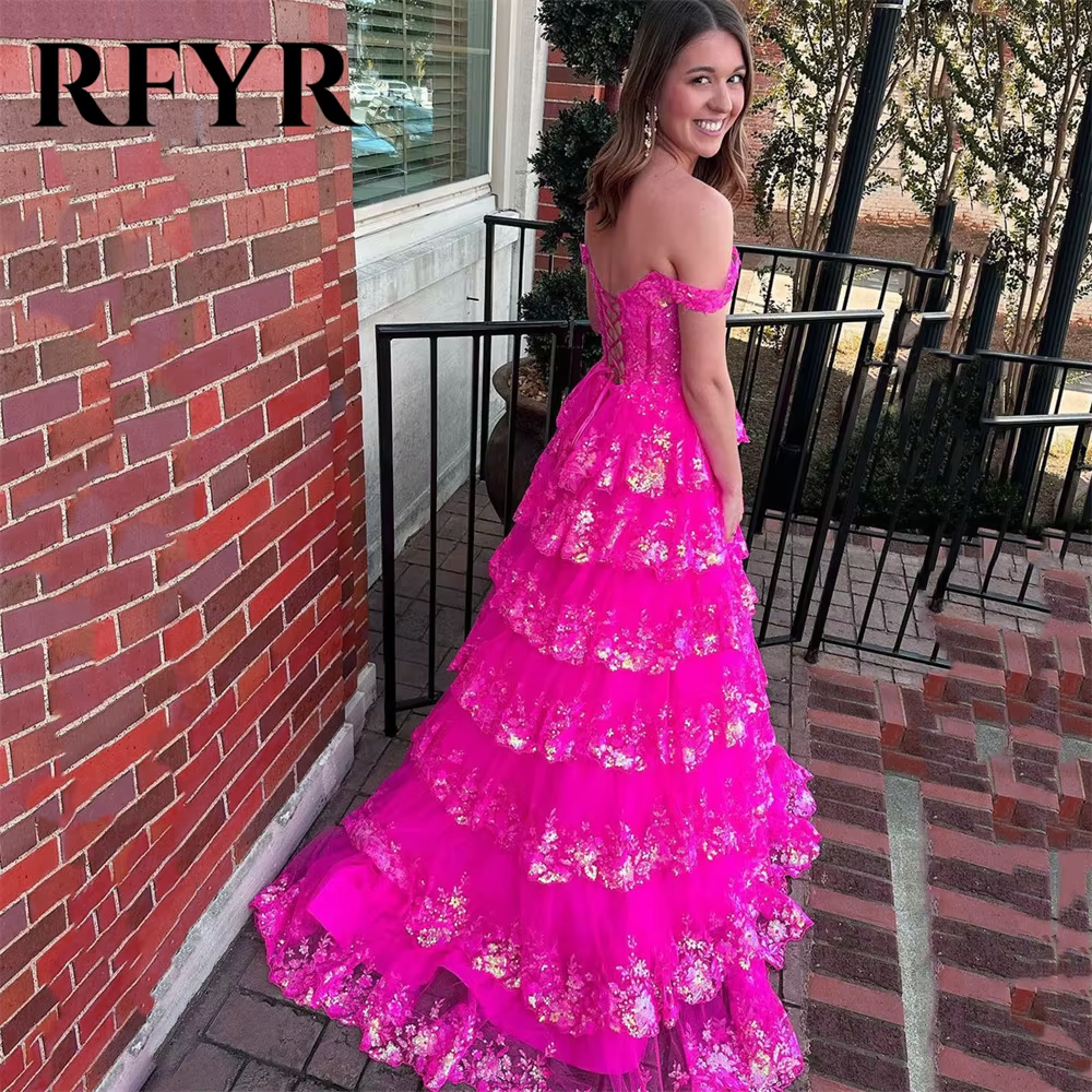RFYR-Robe de Soirée Dorée Bouffante, Éducative, avec Couches, Appliques, Personnalisée