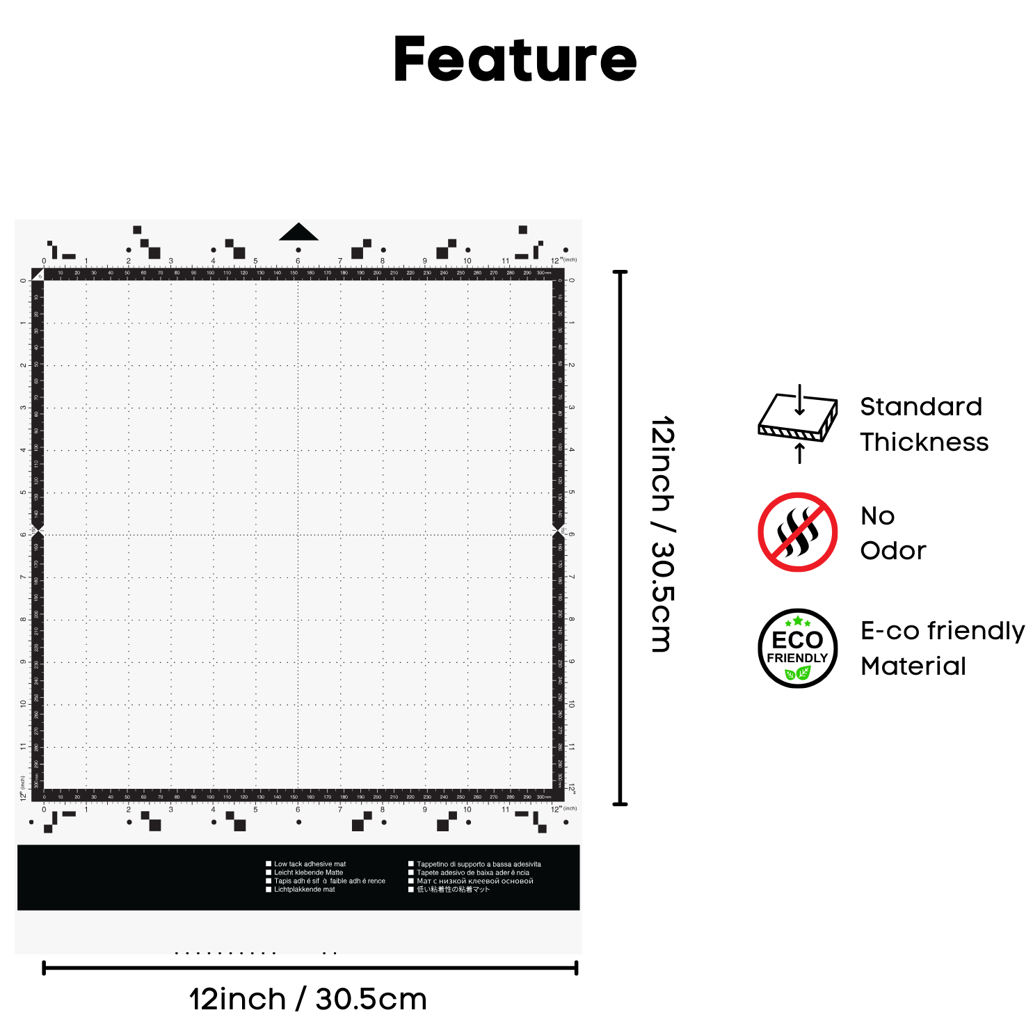 Cutting Mat 12x12inch For Brother Sdx Scanncut Non-slip Sturdy Durable No Smell DIY Manual Articles Splicing Paper Cutting Pads