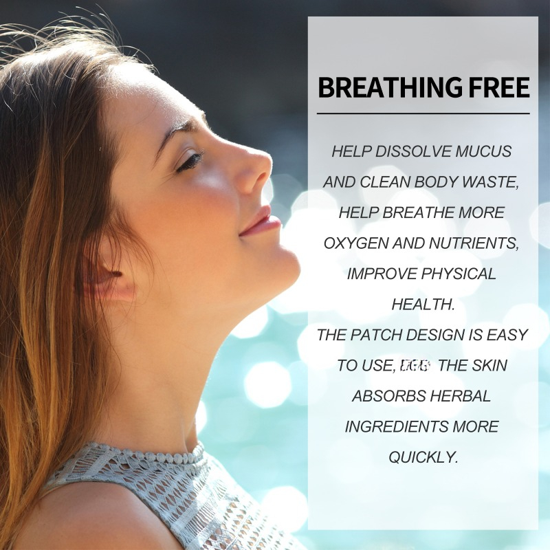 30 шт., пластырь для снятия усталости и улучшения дыхания