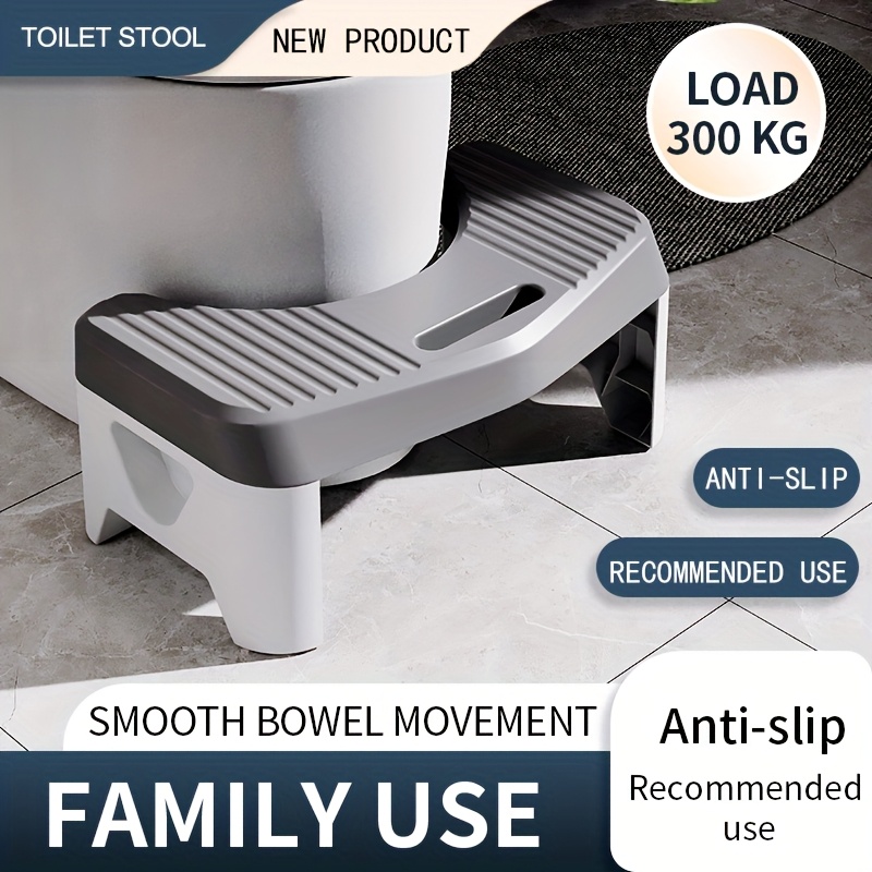Comfort Toilet Stool for Adult Kids Pregnant Women, Squatting Aid Footstool.