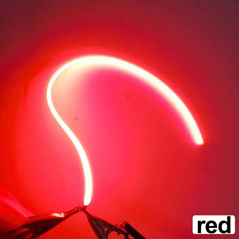 LED Filament Flexible Edison Bulb Lamp Parts 80/110/128/190/300mm Positive Negative Same End DIY  Diode Filament Decor Lamp