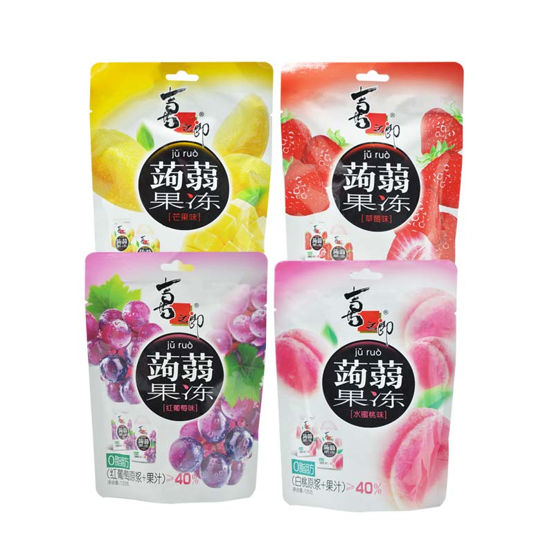 Kizhilang Konjac Jelly 4.24oz(120g)*2 Packs Fruit jelly, refreshing food