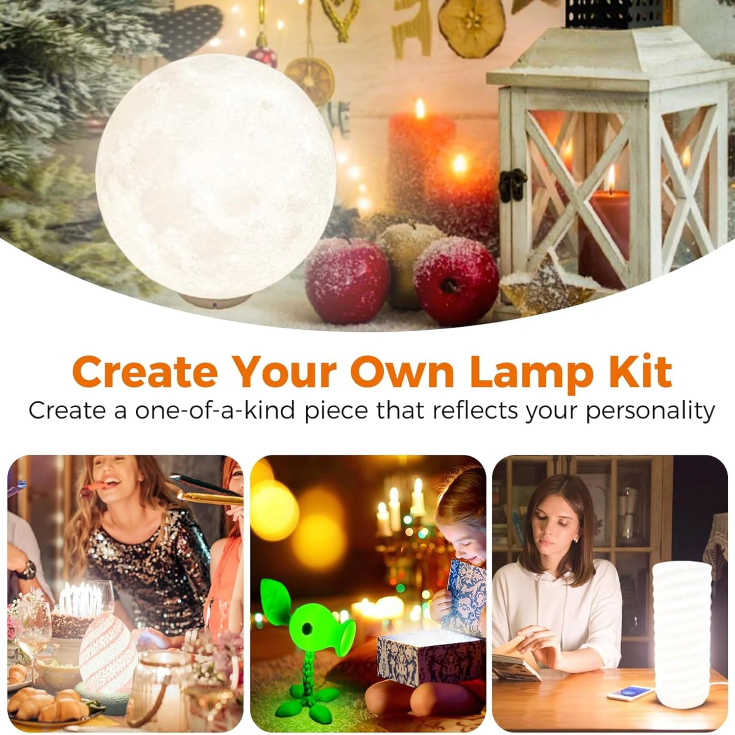 Do zestawu lamp LED Bambu Lab Regulowany zestaw oświetlenia Części oświetlenia LED Sprzęt DIY Model białe/zimne/ciepłe światło Bez obudowy lampy 001