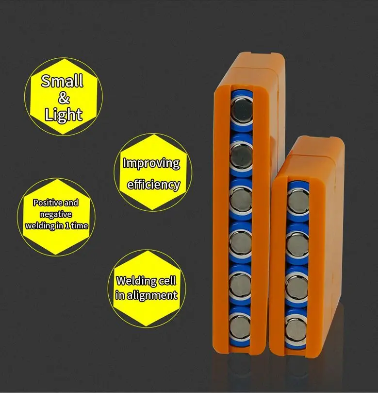 18650 Rechargeable Spot Welding Machine, Single Row Double-sided Spot Welding Machine, Plastic Fixed Battery Pack, Brazing Tool