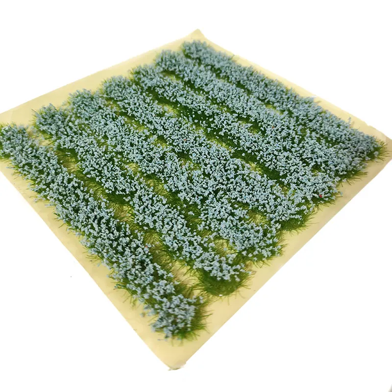 屋外用のプラスチックストリップ,シミュレーション用のミニチュアアクセサリー,緑の砂,草のフェンス,屋内建物用,2ユニット