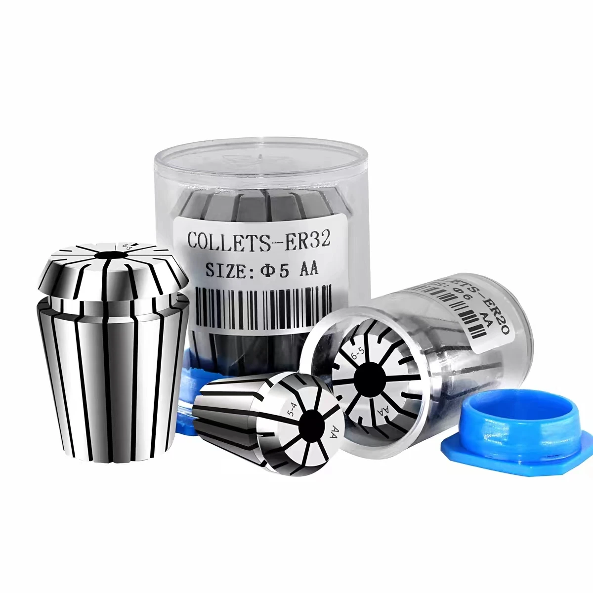 1PC ER11 ER16 ER20 ER25 ER32 AA/A High Precision 0.008mm Spring Collet Suitable Engraving Machine Spindle CNC Machining Center