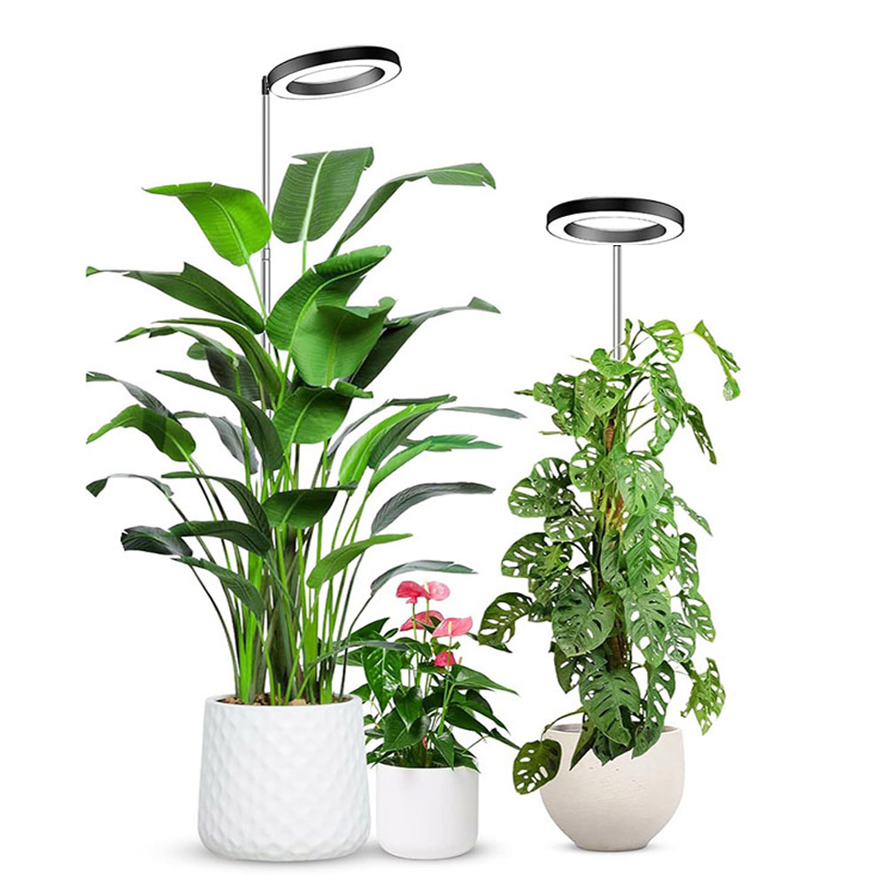 165 cm in hoogte verstelbare LED-ringkweeklampen kamerplanten volledig spectrum groot plantenlicht voor kamerplanten USB-groeilamp