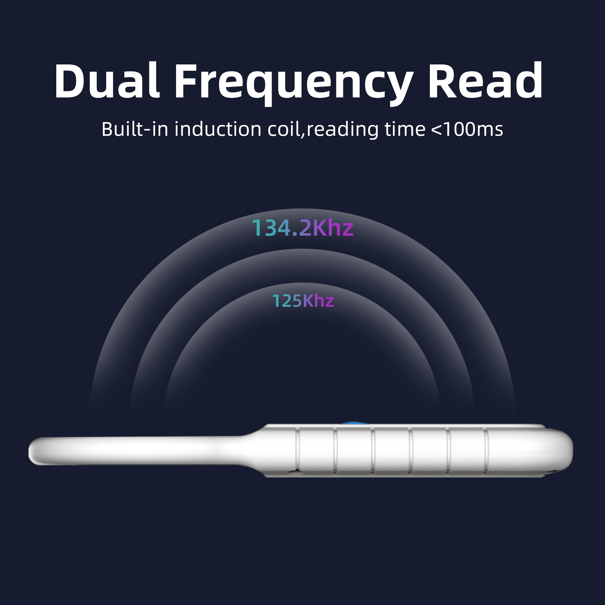แบบพกพา 134.2KHz สัตว์ RFID Identificacion Reader EMID FDX-B125KHz สัตว์เลี้ยงแมวปลาสุนัขวัวแกะหู: Microchip เครื่องสแกนเนอร์