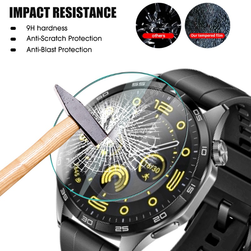 1/5Pcs Hardness Tempered Glass For Huawei Watch GT 4 Screen Protector 41mm 46mm Case-friendly Protective Film for GT4 GT 4