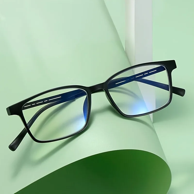 Occhiali da lettura unisex stile business retrò Montatura rettangolare da +1.0 a +3.0 Ingrandimento per anziani Ideale per il lavoro di lettura
