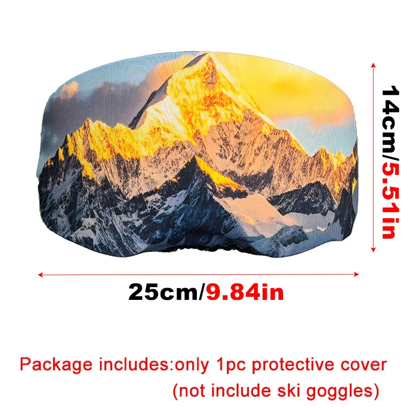 Ski Goggle Abdeckung Einzel Doppel Board Schnee Glas Schutz Abdeckung Tragbare Anti-Scratch Ski Goggle Objektiv Tuch Skifahren Brillen Abdeckung