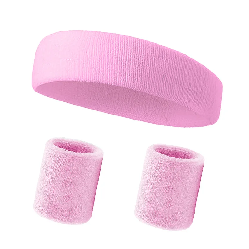 3 unids/set diadema deportiva para hombre, banda elástica para el sudor para deportes al aire libre, diadema para el sudor, pulsera para mujer, gimnasio, correr, tenis, diadema