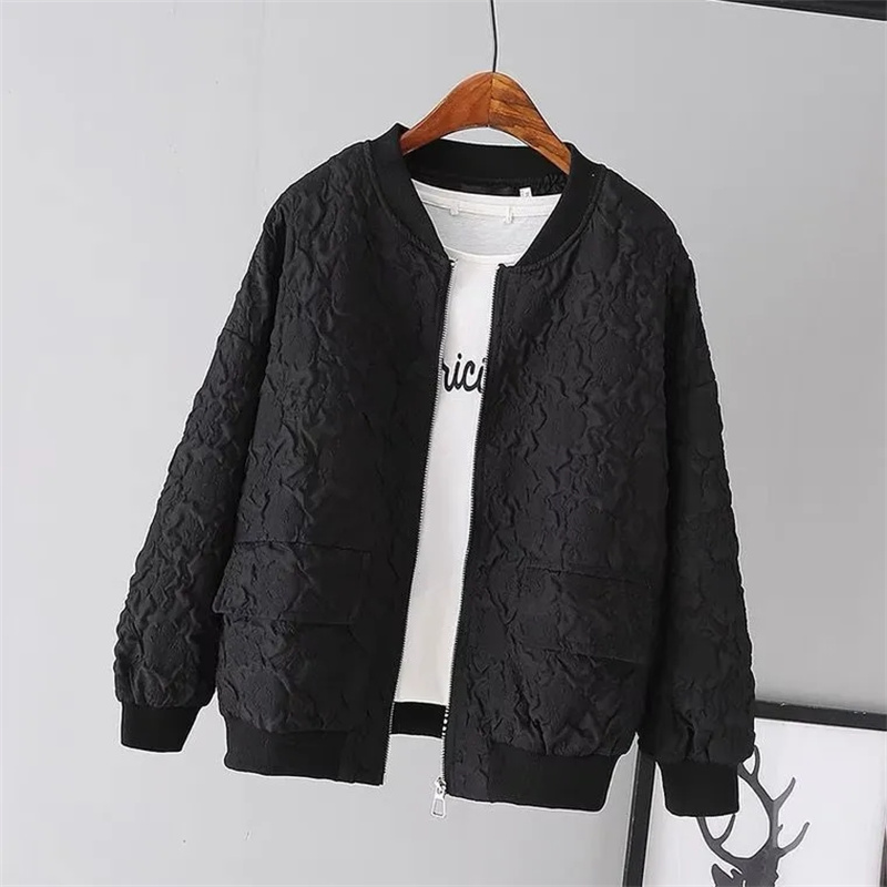 Cor sólida senhoras jaqueta de beisebol curta 2023 nova primavera coreana casual jaqueta branca superior feminino cardigan zíper jaquetas moda