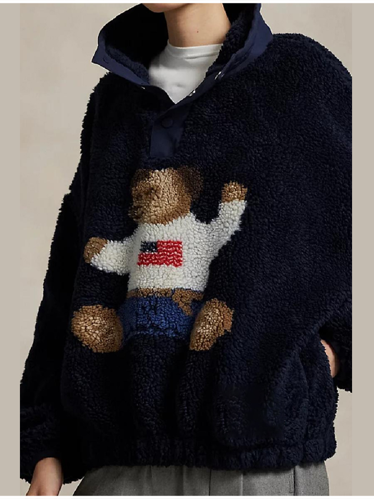 Herbst Winter Weiche Cartoon Bär Lamm Jacke Für Frauen Stehen Neck Langarm Lose Mantel 2025, Neue Dame Warme Dicke Outwears
