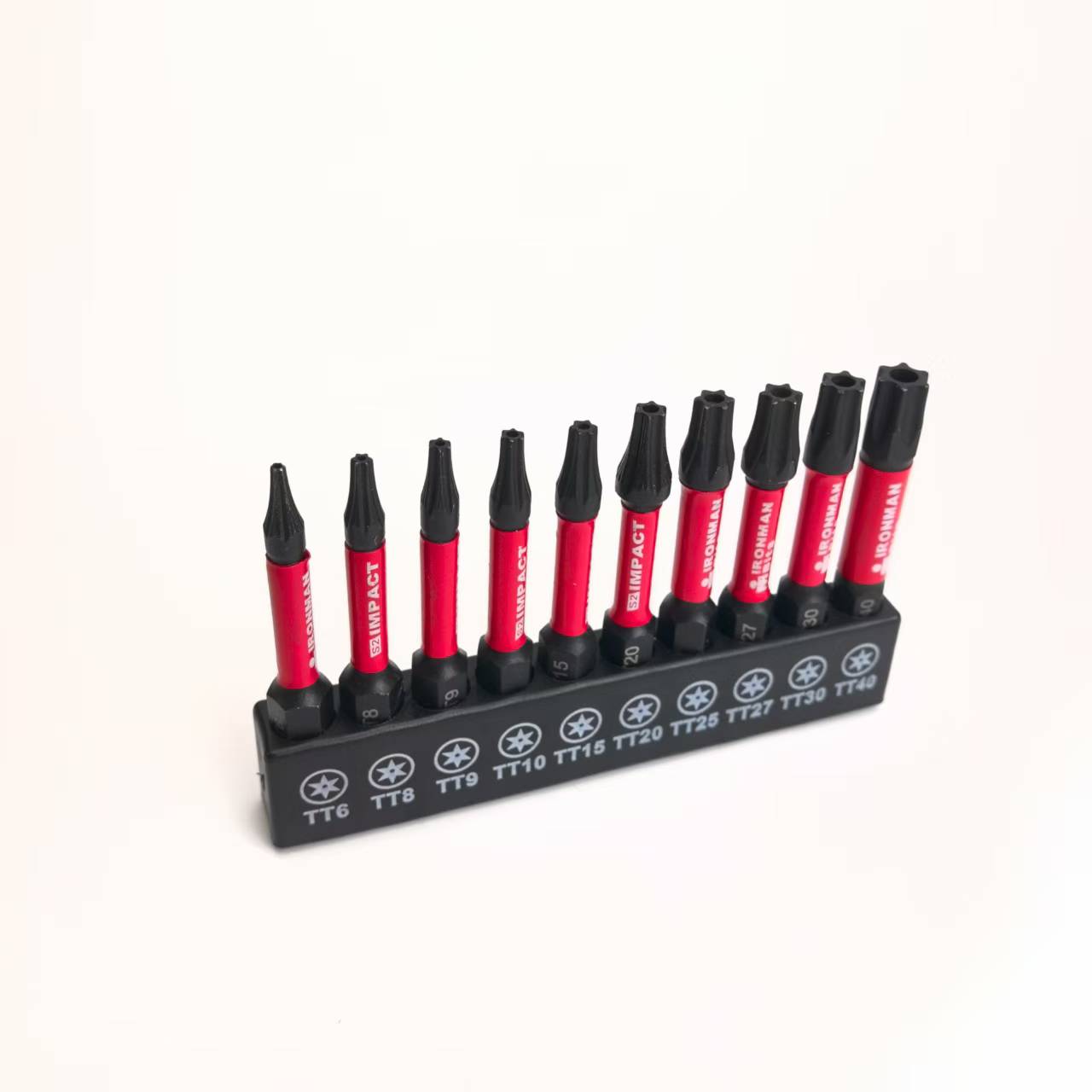 2 Inches T7-T40 Torx Screwdriver Bit Set,Impact Tough Magnetic S2 Alloy Steel Star Bit with Base