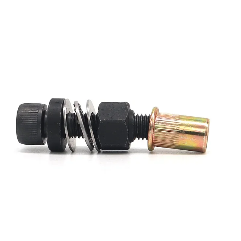 1 Uds tuerca de remache manual tuercas de cabeza de pistola adaptador herramienta remachadora accesorio para tuercas modelo opcional M3 M4 M5 M6 M8 M10