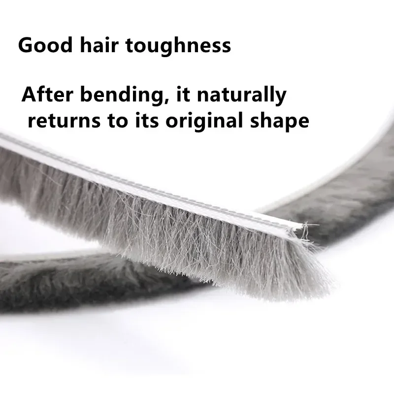 Nieuwe Deur Bodem Borstel Afdichting Strip 100 Cm Insectendichte Winddicht Deur Bodem Afdichting Strip Deur Sweep Seals Zachte Borstel Home Hardware