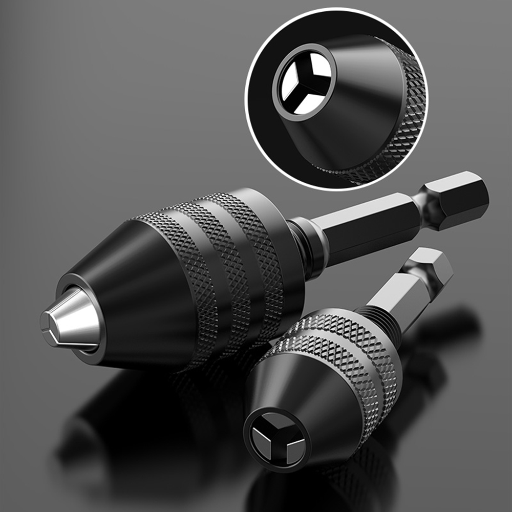 0.3-6.5mm mudança rápida alça hexagonal três mandíbulas autocentrante mandril de broca helicoidal 0.3-3.6mm conjunto de ferramentas de moagem elétrica