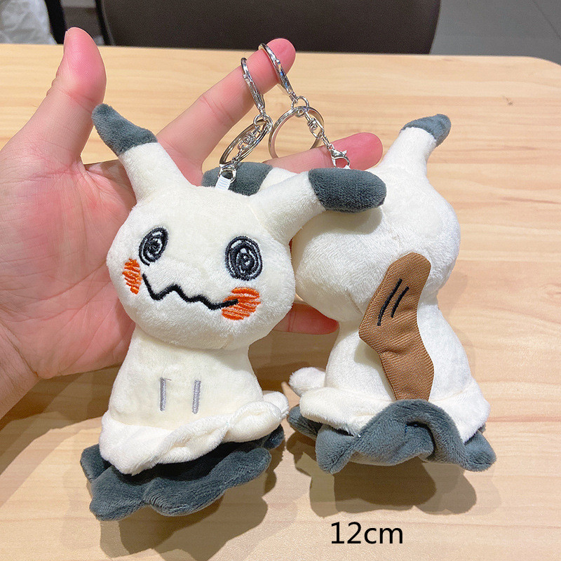 Pokemon Anime Mimikyu Sang Trọng Đồ Chơi Búp Bê Nhồi Bông Móc Khóa Mặt Dây Chuyền Nghiêng Đầu Mềm Áo Trẻ Em Pikachu Sinh Nhật Giáng Sinh Halloween Quà Tặng