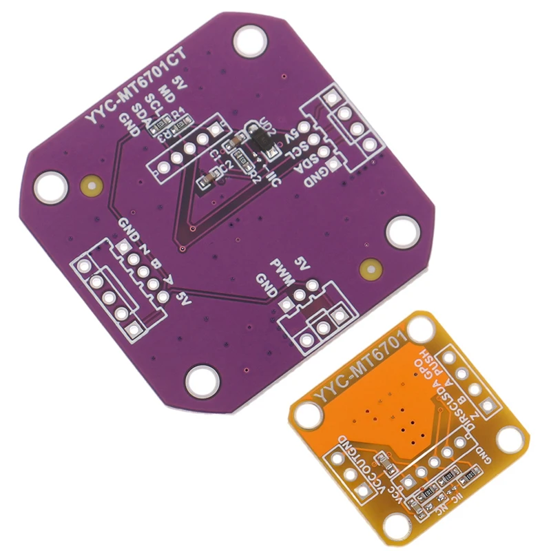 Módulo de Sensor de medición de ángulo de inducción magnética MT6701, alta precisión de 14 bits, puede reemplazar perfectamente AS5600