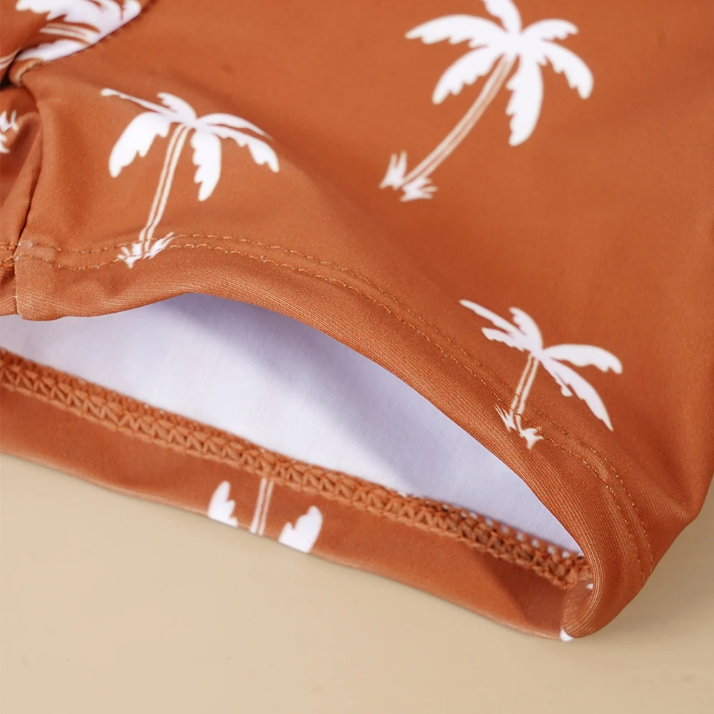 Kangobaby # Minha vida suave #   Conjunto de 2 peças de trajes de banho para meninos, estampa legal, verão, bebê, praia, surf