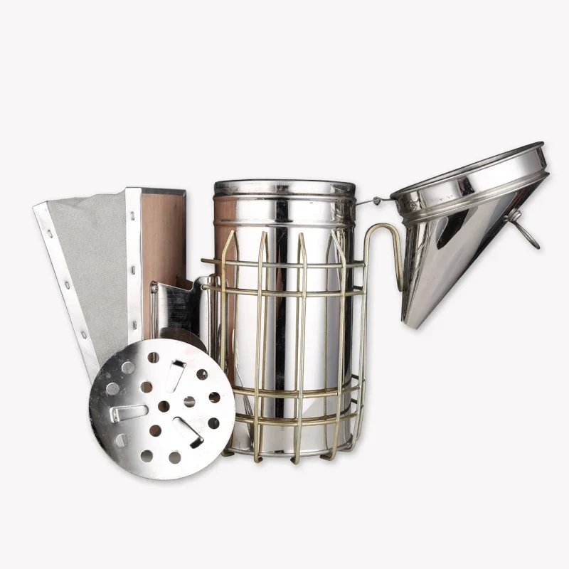 Nuôi Ong Hút Mùi Inox Bằng Tay Ong Khói Phát Bộ Nuôi Ong Dụng Cụ Apiculture Khói Phun MJ1013