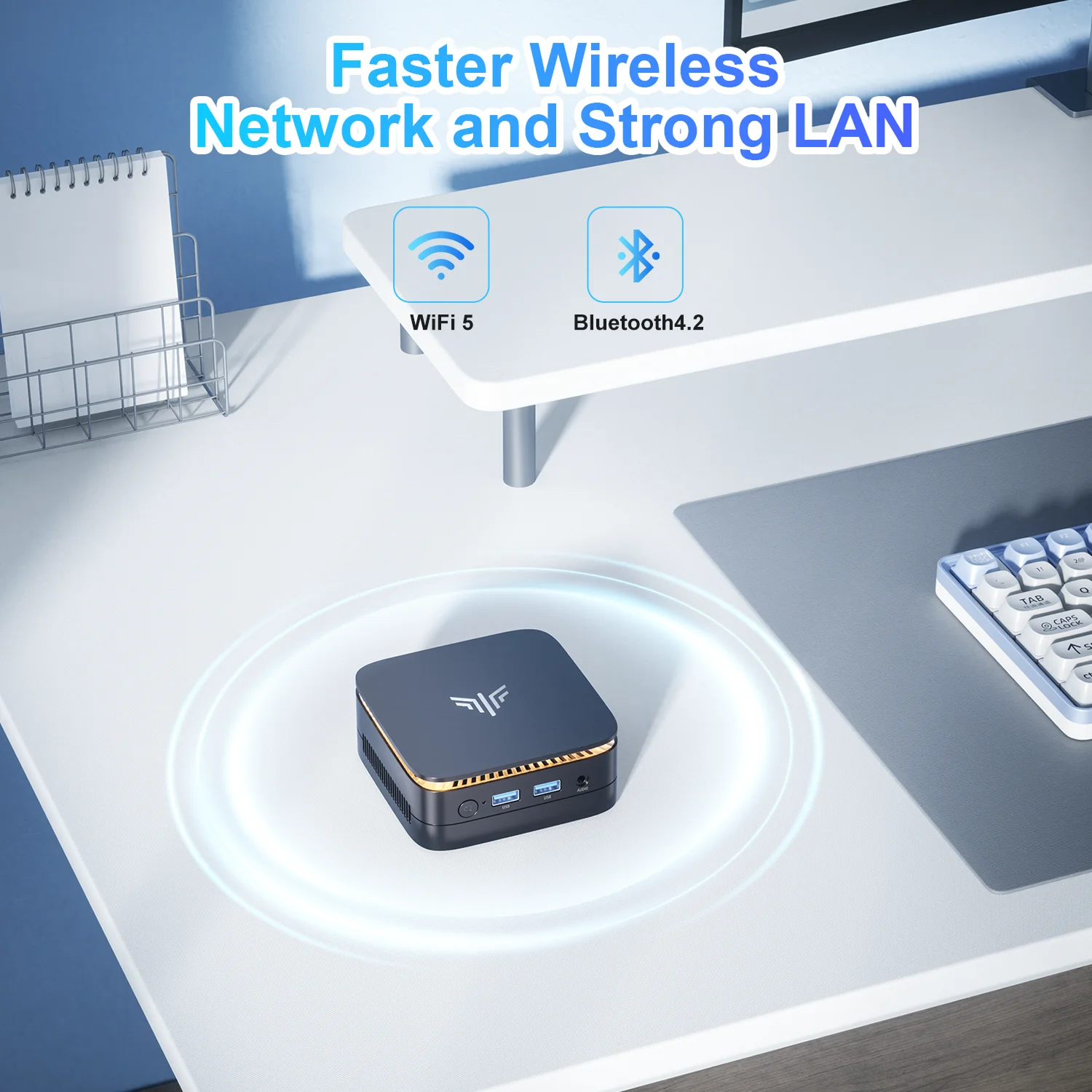 KAMRUI Essenx E1 Mini PC Windows 11pro 12th N97 Mini Computer(Beat N150,up to 3.6GHz) 16GB RAM 512GB SSD Desktop PC Support 4K
