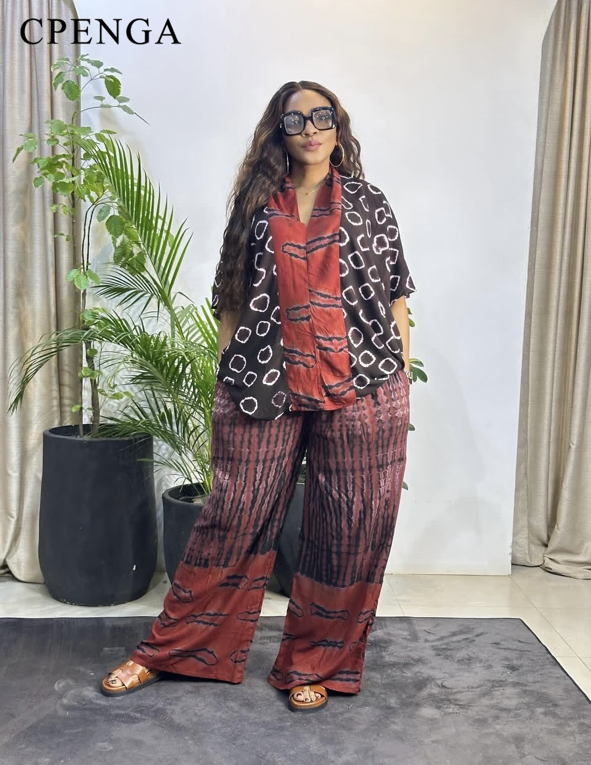 Verão duas peças combinando roupas africanas dashiki para mulheres plus size impresso topo e calça terno 2025 roupa casual nigeriano
