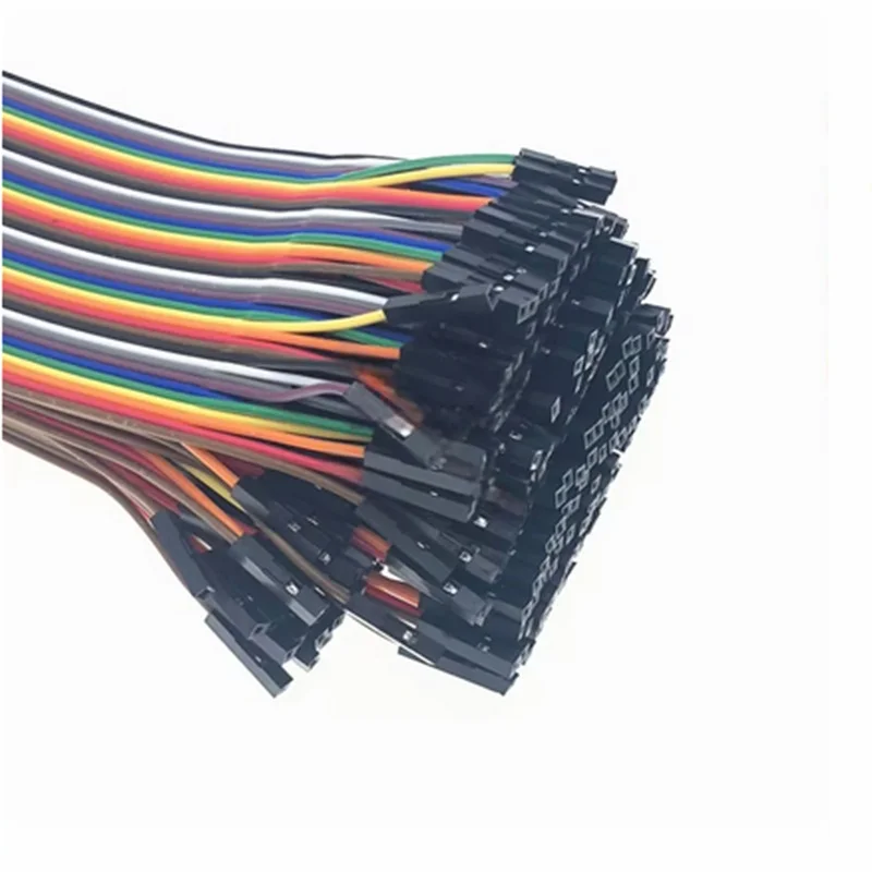 40–120 Stück Dupont-Leitung, 10 cm, 20 cm, 30 cm, 40-polig, Stecker auf Stecker + Stecker auf Buchse, Buchse auf Buchse, Überbrückungsdraht, Dupont-Kabel für DIY-KIT