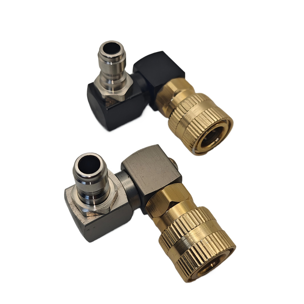 360° Rotating Pressure Washer Gun Jet Nozzle, 1/4" Quick Connect Adapter for Car Cleaning - Leak-Proof, Water Saving