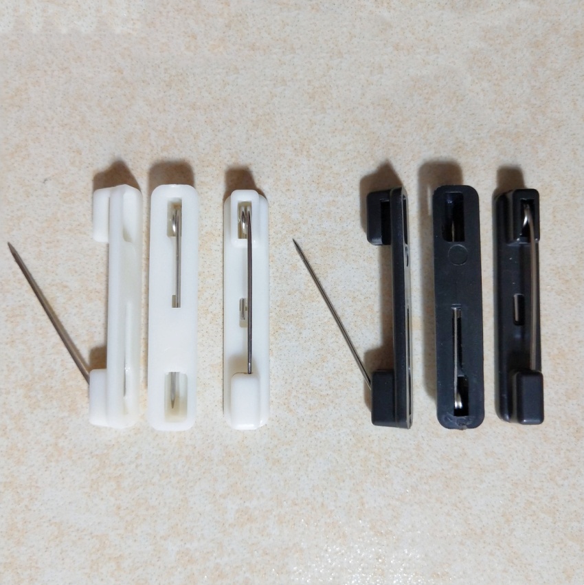 1000 шт., пластиковая булавка, идентификатор работы, номерной знак, нагрудный значок, аксессуар