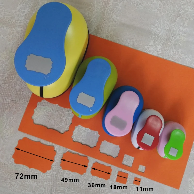 Kawaii Sinh Viên Bấm Lỗ TỰ LÀM Thủ Công Cắt Thẻ Nghề In Puncher 2 Thẻ Hình Puncher 2 inch 4-5cm Kích thước cắt