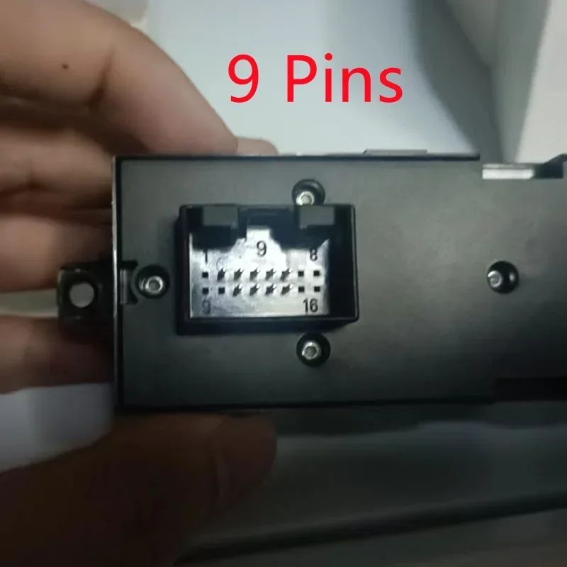 Power Window Control Switch Button Red 9pin FOR Volkswagen Bora Jetta VW Golf MK4 Passat B5 Seat Leon Toledo 1J4959857 3BD959857