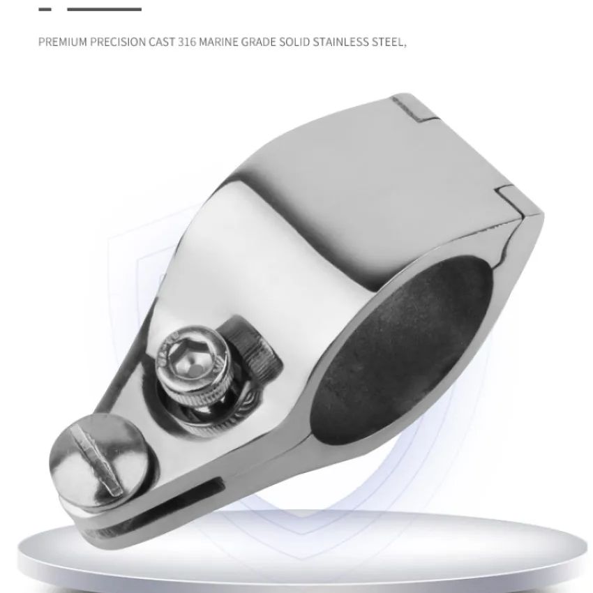 316 ステンレス鋼フィッティングボートビミニトップヒンジ付き 22 ミリメートル 25 ミリメートル 30 ミリメートル 32 ミリメートルジョースライド簡単にインストールマリンハードウェア