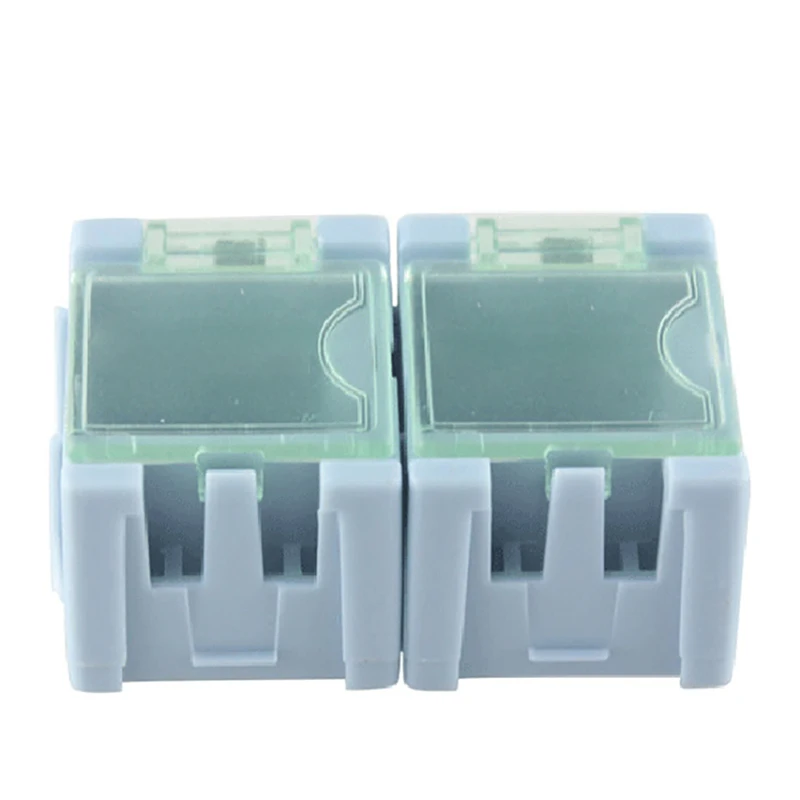 SMD SMART TECH IC Thành Phần Hộp Bảo Quản Hộp Đựng Trong Suốt Phần Patch Hộp Điện Trở Chip Ốp Lưng Nhựa Đa Năng Tổ Chức