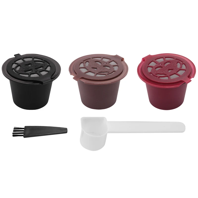 3 Lọ Có Thể Tái Sử Dụng Pha Cà Phê Viên Cho Cà Phê Viên Nespresso Cà Phê Có Thể Tái Sử Dụng Viên Đổ Trống Viên