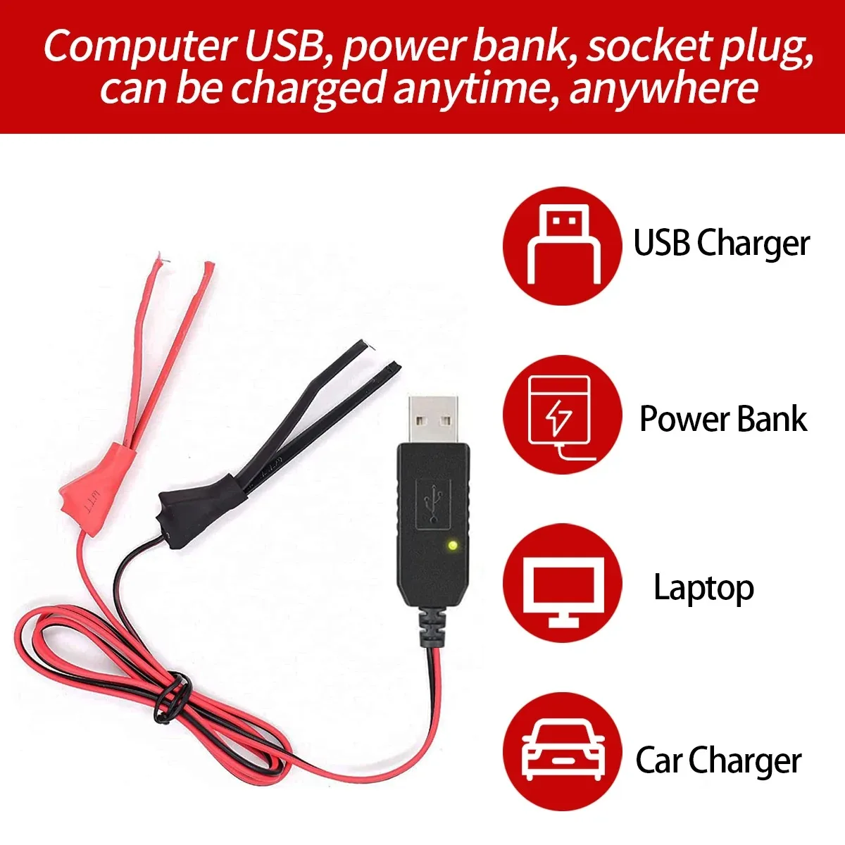 Baofeng walkie talkie cabo carregador usb universal para baofeng UV-5R UV-82 BF-888S tyt retevis rádio em dois sentidos com luz indicadora