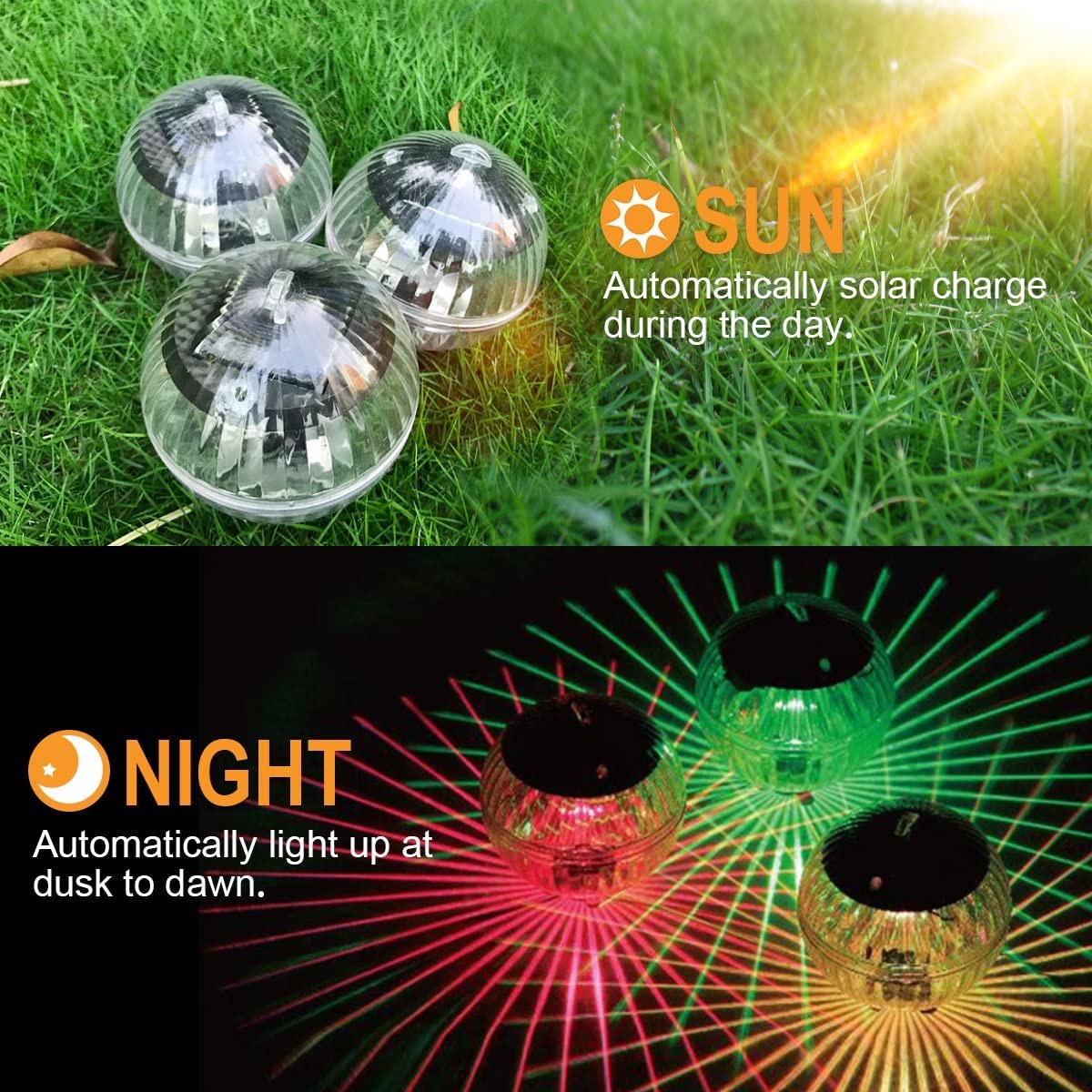 Solar Floating Lights Swimming Pool Waterproof LED Solar Power Multi Color/warm Changing Water Drift Lamp For Fish Tank Pond