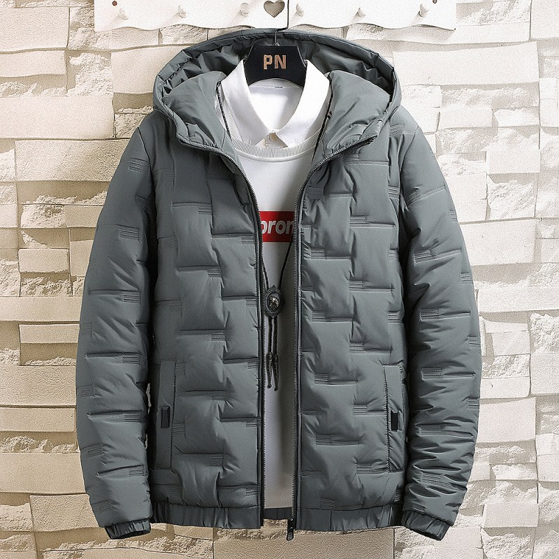 Winter Herren Weiße Ente Unten Jacke Warme Kapuze Dicke Slim Fit Puffer Jacke Mantel Männlich Casual Hohe Qualität Mantel Thermische