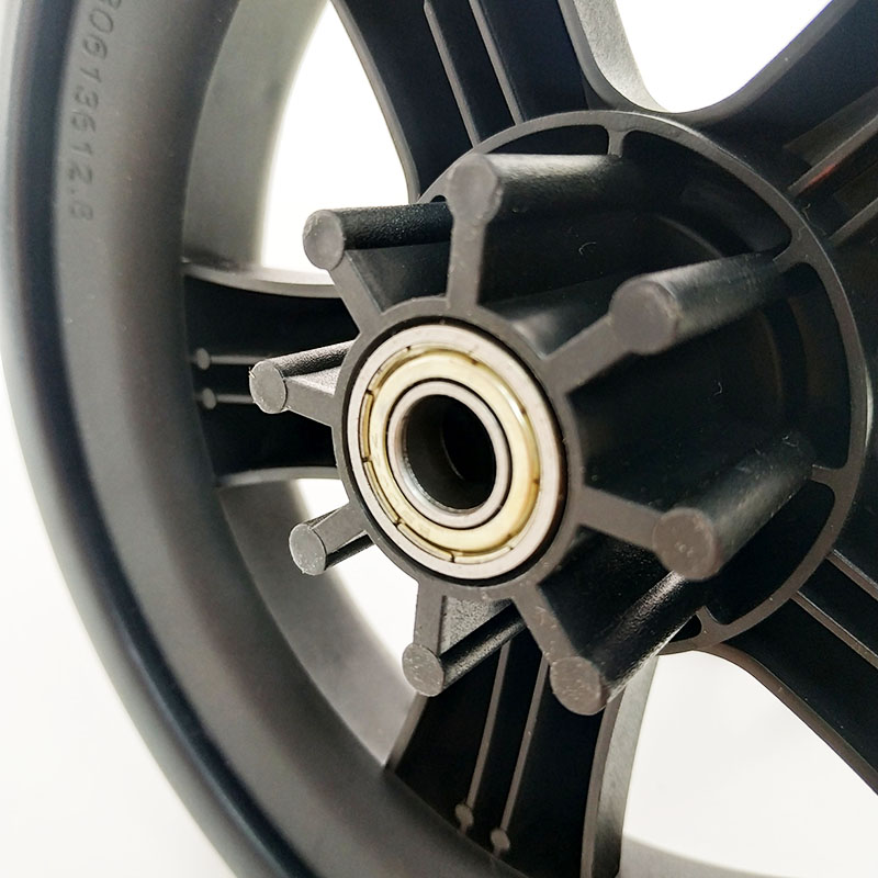 Rueda de cochecito de 20CM, parte trasera Universal, tamaño exterior de 8 pulgadas, rueda trasera para cochecito con rodamientos 6900ZZ, accesorios para bebé